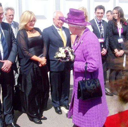 Joy meets the Queen
